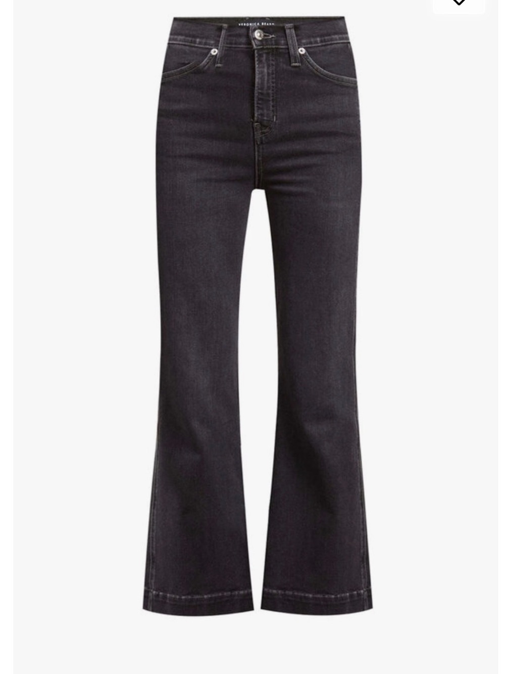 Veronica Beard Carson Ankle flare Black High-Rise Flare Jeans size 30